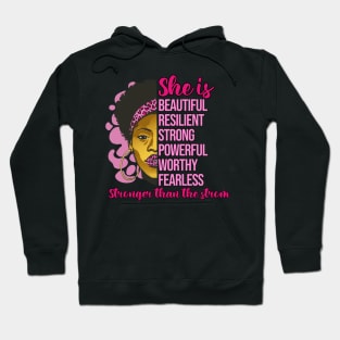 She is stronger than the storm, Black History, Black lives matter Hoodie